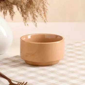 Салатник "Мокко", бежевый, 0.32 л