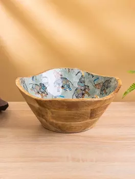 Салатник «Мудрый слон», 292911 см, дерево манго