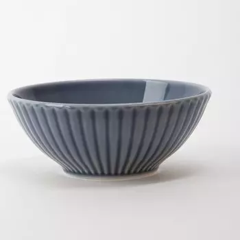 Салатник «Натура» 13 см, грей