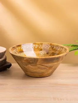 Салатник «Пряник», 252510 см, дерево манго