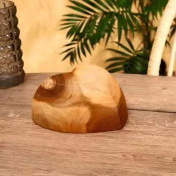 Салатник «Сердце», 20209 см, тиковое дерево