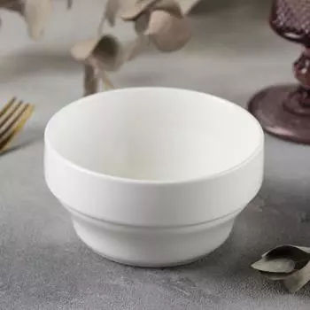 Салатник штабелируемый Stella, 350 мл, цвет белый