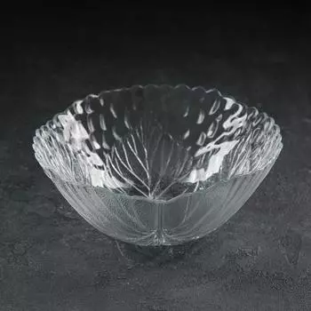 Салатник Paabahe Sultana, 1.7 л, d=23 см, стекло, прозрачный