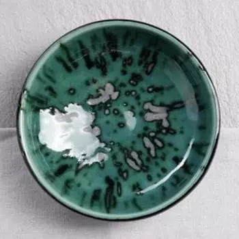 Салатник "Тиффани", бирюзовый, 0.45 л