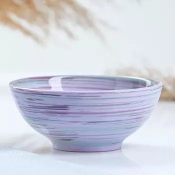 Салатник "Удачный малый" 0,4л / 13,5х5,5см, лаванда