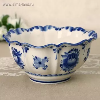 Салатник «Визит», большой, 18,518,59,5 см, гжель
