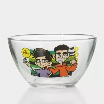 Салатник «Влад А4. Влад и компания», 345 мл, d=10,8 см, h=6 см, стекло