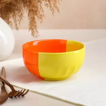 Салатник "Жёлто-оранжевый", 0.5 л