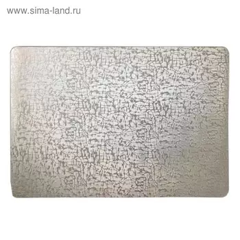 Салфетка «Абстракция», цвет серебро, 30 х 40 см