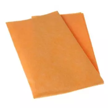 Салфетка бытовая для пола «Универсальная», 5060 см, вискоза, цвет оранжевый