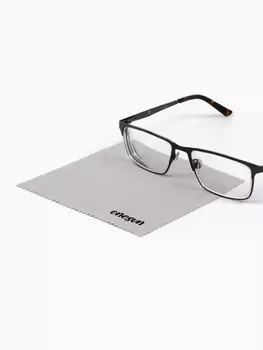 Салфетка для очков OneSun, 1313 см, серая