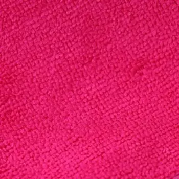 Салфетка универсальная Доляна, 220 г/м, 3030 см, микрофибра, c оверлоком, розовая