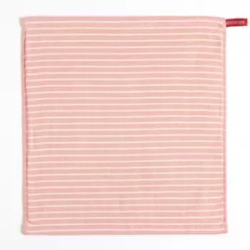 Салфетка Доляна «Полоса» цв.розовый 35*35 см, 100% хлопок