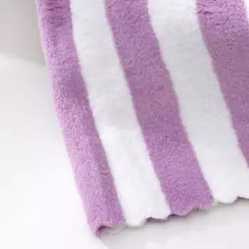 Салфетка для уборки Доляна «Полоски», микрофибра махровая, 3030 см, МИКС