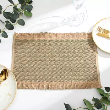 Салфетка Доляна цв.зеленый,30*45 см