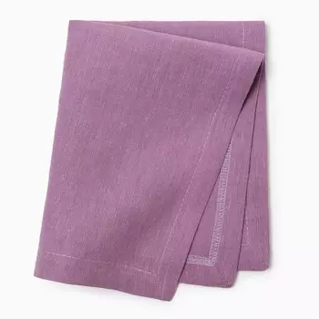 Салфетка «Этель», розовая, 3040 см,100% лён 170 г/м