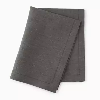 Салфетка «Этель», серая, 3040 см,100% лён 170 г/м