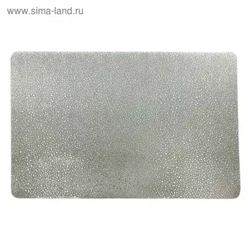 Салфетка «Капли», цвет серебро, 30 х 40 см