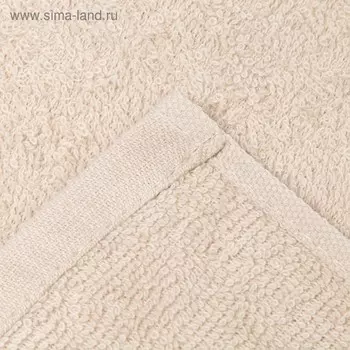 Салфетка махровая 30х30см (фас 5шт) кремовый, хлопок 100%, 360 г/м2