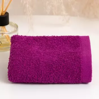 Салфетка махровая ГК 30х50см, 03-057, фиолетовый, хл 100%, 360г/м2