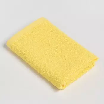 Салфетка махровая универсальная для уборки Экономь и Я, желтый, 100% хлопок, 350 гр/м2
