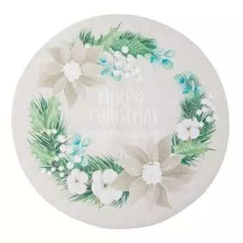 Салфетка сервировочная новогодняя на стол «Beautiful Сhristmas», 30х30 см, оксфорд, полиэстер