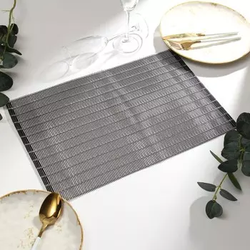 Салфетка на стол «Доляна», чёрное золото, 4530 см