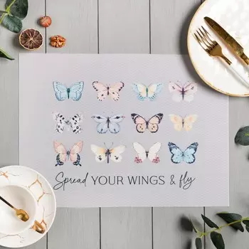 Салфетка на стол «Доляна» You Wings, ПВХ, 4029 см