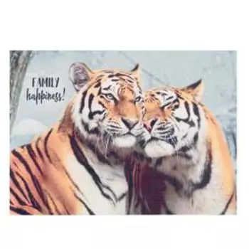 Салфетка на стол Family happiness, ПВХ, 40х29 см