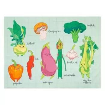 Салфетка на стол "Овощи" 40х30см