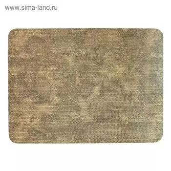 Салфетка на стол «Велюр», цвет золото, 30 х 40 см