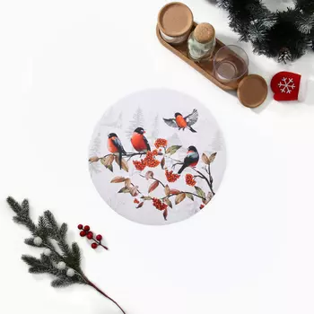 Салфетка на стол "Волшебные мгновения" 30х30см, 100% п/э, оксфорд 420 г/м2