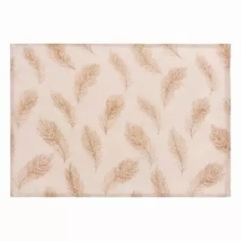 Салфетка "Перья" золото 30*45см,100% п/э