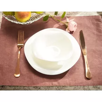 Салфетка под приборы Rosemary, размер 35х45 см, цвет серый