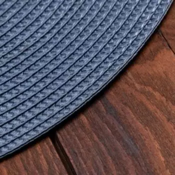 Салфетка сервировочная Доляна "Классика", цв.синий, d 38 см