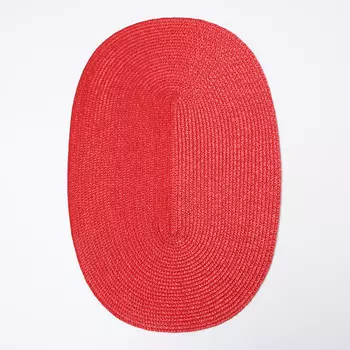 Салфетка сервировочная «Доляна. Овал», красная, 4530 см