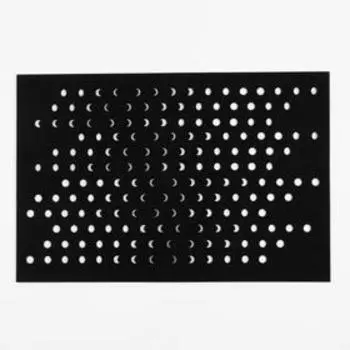 Салфетка сервировочная Доляна «Узоры», 3045 см, цвет чёрный