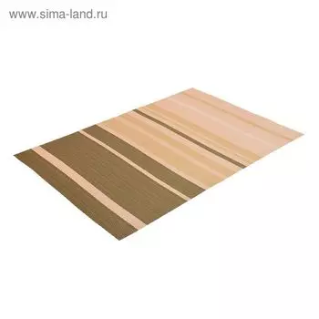 Салфетка сервировочная «Геометрия», цвет капучино