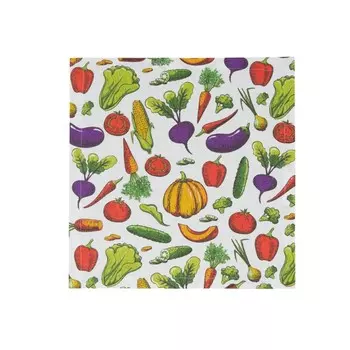 Салфетка сервировочная Harvest, размер 40х40 см, цвет зеленый