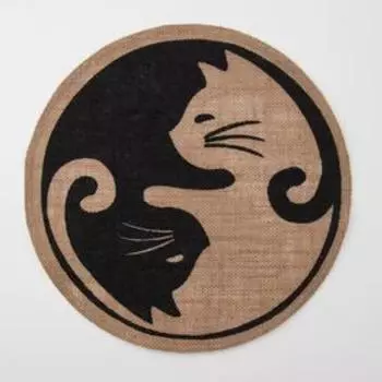 Салфетка сервировочная на стол «Инь и ян», 3838 см