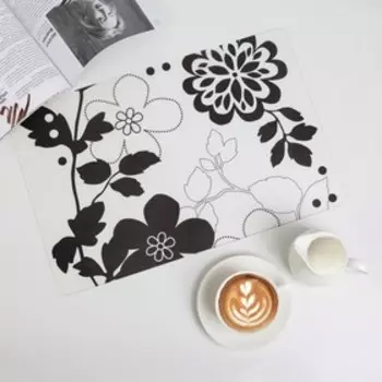 Салфетка сервировочная на стол Доляна «Цветы», 4128 см