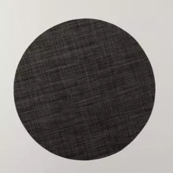 Салфетка сервировочная на стол «Ди», d=38 см, цвет тёмно-коричневый