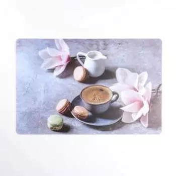 Салфетка сервировочная на стол двусторонняя «Чаепитие», 43×28 см