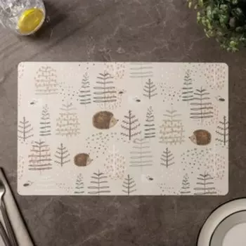 Салфетка сервировочная на стол «Ёжики», 26×41 см