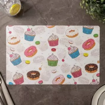 Салфетка сервировочная на стол «Кексики», 2641 см