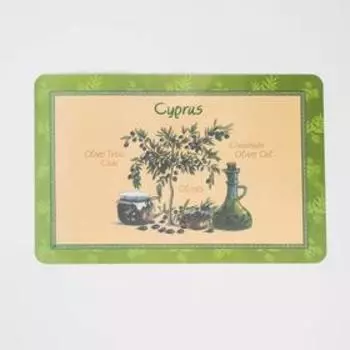 Салфетка сервировочная на стол «Оливки», 42×27 см