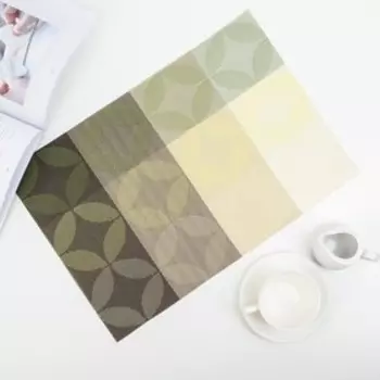 Салфетка сервировочная на стол «Пики», 4530 см, цвет жёлтый