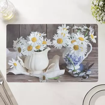 Салфетка сервировочная на стол «Ромашки», 2641 см