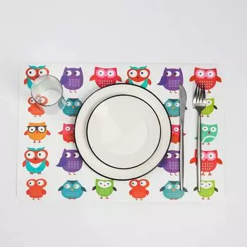 Салфетка сервировочная на стол «Совы», 4227 см
