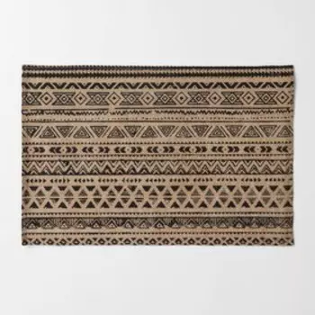 Салфетка сервировочная на стол «Старина», 44,629,5 см, цвет чёрный